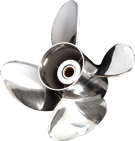 HR TITAN4 (E) 4-Blade 14 X 22 Left Hand SST Prop for MERCURY/MERCRUISER/HONDA 115-200 HP