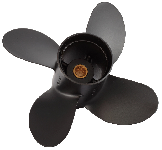 AMITA4 (A) BRP/JOHNSON/EVINRUDE 4-Blade 9.3 X 9 Propeller for 8-15 HP