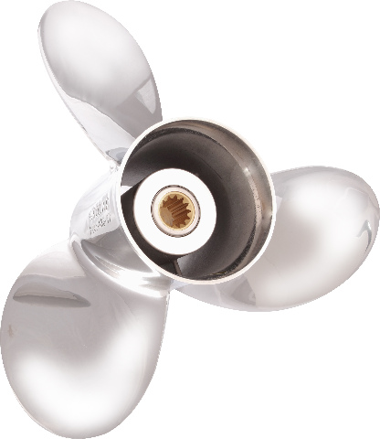 TITAN (D) BRP/JOHNSON/EVINRUDE/OMC Stainless Steel 13.8 X 15 Boat Propeller