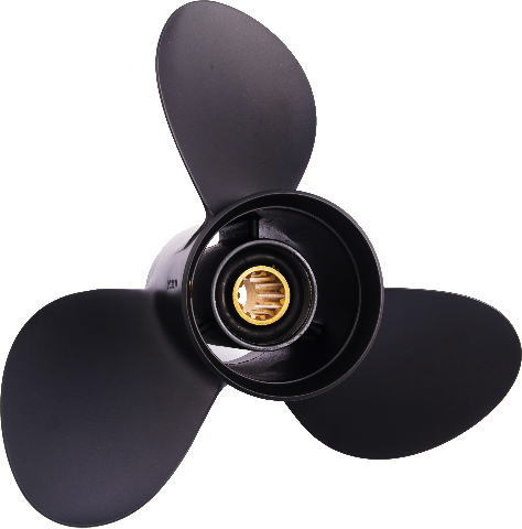 AMITA3 (C) 11 X 17 Pitch Propeller for Yamaha Honda & Parsun 25-60 HP Outboards