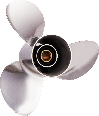 NEW SATURN (C) Stainless 11.4 X 12 Propeller for YAMAHA/HONDA 35-60HP