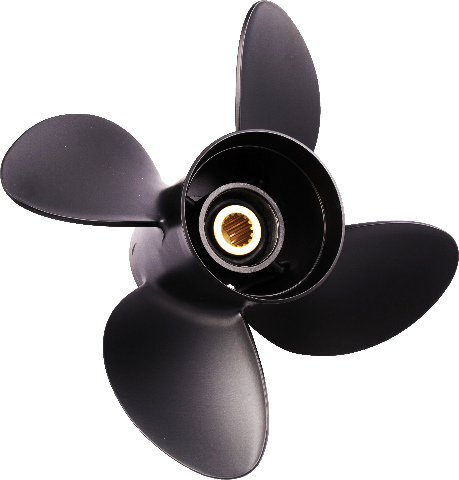 AMITA4 (E) 4-Blade 14 X 21 Pitch Propeller for Yamaha 150-300 HP Outboards