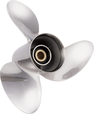 HR TITAN3 (E) Stainless 14.8 X 17 Propeller for Yamaha 150-300HP Outboards