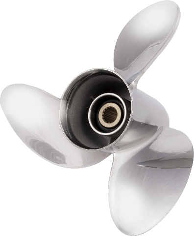 HR TITAN3 (E) Stainless 14.8 X 17 Left Hand Propeller for Yamaha 150-300HP