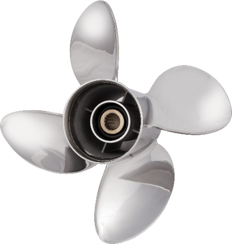 HR TITAN4 (E) Stainless 4-Blade 14.1 X 19 Left Hand for Yamaha 150-300HP