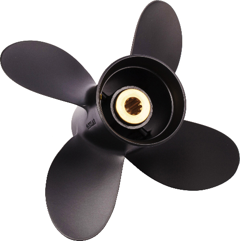 AMITA4 (A) 9.25 X 11 Propeller for Suzuki 8-20 HP Johnson 4Stk 9.9/15HP 10Spline