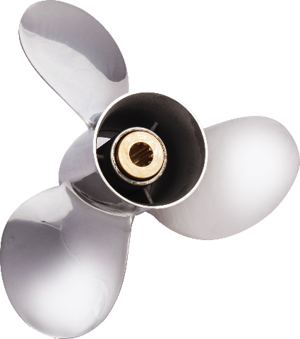SATURN (A) 9-1/4 X 10 STAINLESS PROPELLER for 9.9-15HP BRP/JOHNSON/SUZUKI Outboard