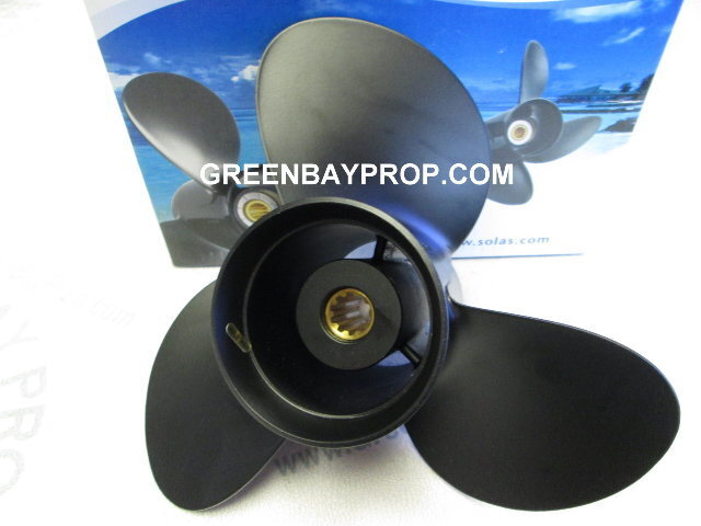 AMITA3 (B) BRP/JOHNSON//SUZUKI 10.8 x 10 Propeller for 20-30 HP Outboards 10 Spline