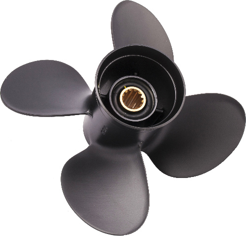 AMITA4 (C) 4-Blade 10.8 X 12 Pitch Propeller for 35-65 HP Suzuki Outboards