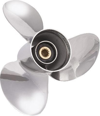 NEW SATURN (D) Stainless 13-1/4 X 17 Propeller for Suzuki 75-140 HP Outboards