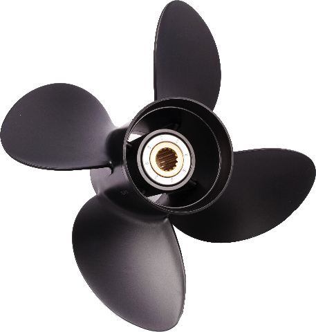 AMITA4 (E) 4-Blade 14.5 X 17 Pitch Propeller for Suzuki 150-225 HP Outboards