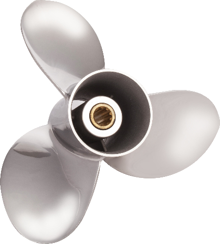 Stainless 10 X 12 Pitch Propeller for MERCURY/NISSAN/TOHATSU 25-30 HP Outboards
