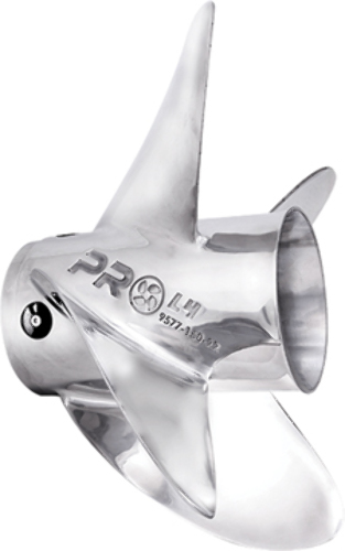 RUBEX PRO L4 SERIES E 15 x 18 Stainless Boat Prop 115-350 HP 4-3/4" Case Motors