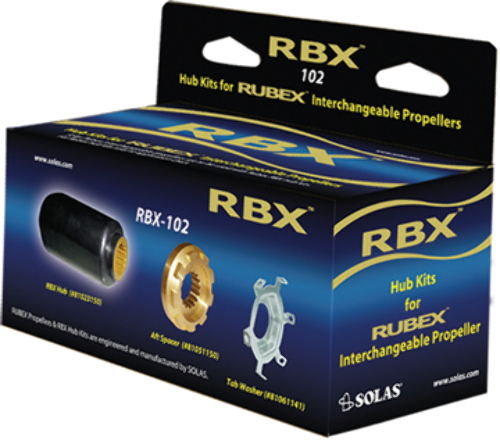 RUBEX RBX RUBBER HUB KIT-Series A Props: for Tohatsu/Nissan 9.9-20 HP Outboards
