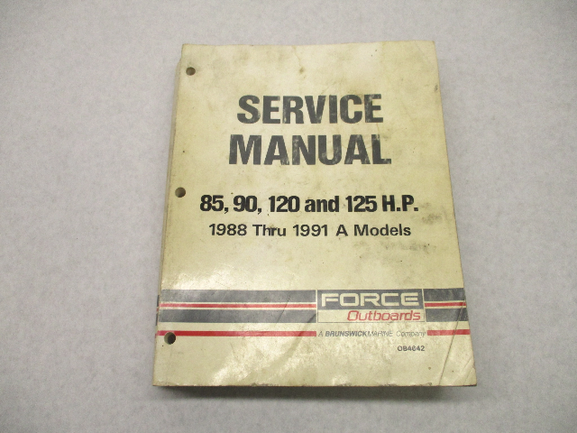 OB4642 1988-1991 Force Outboard Service Repair Manual 85-125 HP