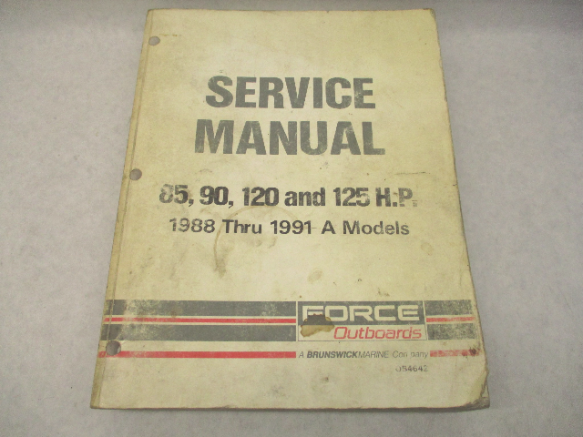 OB4642 1988-1991 A Model Force Outboard Service Repair Manual 85-125 HP