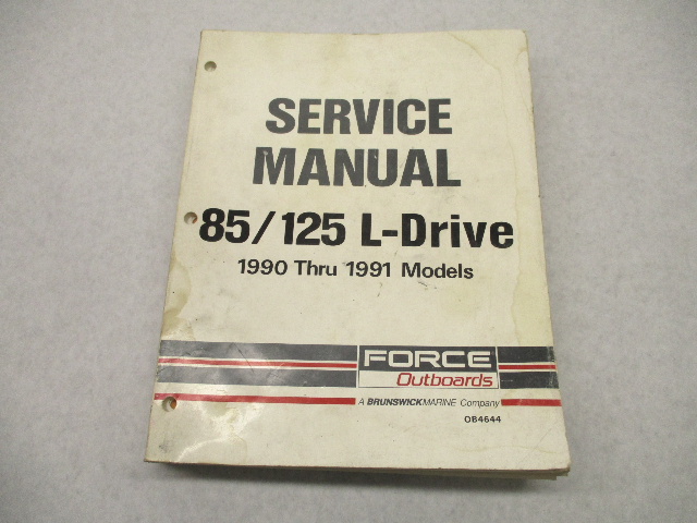 OB4644 Service Repair Manual for Force 85/125 L-Drive 1990-91