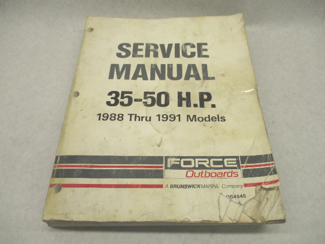 OB4645 Outboard Service Repair Manual for Mercury Force 35-50 HP 1988-91