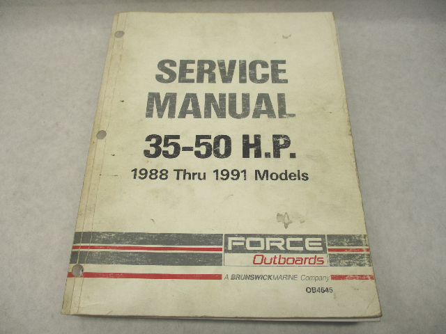 OB4645 Outboard Service Repair Manual for Force 35-50 HP 1988-91