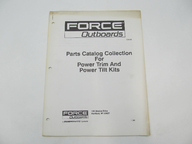 OB4685 11/90 Force Outboard Parts Catalog Collection for Power Trim/Tilt Kits