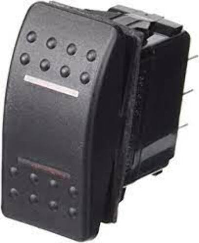 SIERRA ILLUMINATED CONTURA  ROCKER SWITCH-On-Off-On, DPDT