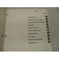 RM-924 1987 Ariens 924000 Series Sno-Thro Throwers Repair Manual
