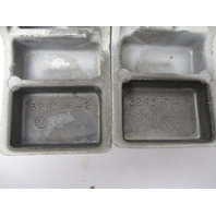 324596 324597 Johnson Evinrude OMC Port & STBD Lower Mounts 4-8 Hp 0324597