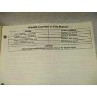 90-17431-2 294 Mercruiser #11 Bravo 1-3 Stern Drive Service Repair Manual