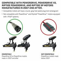 1866070 Minn Kota PowerDrive/Riptide Foot Pedal Assembly with 18' Power Cable