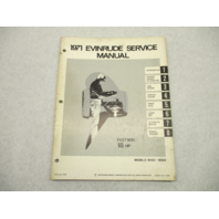 4748 OMC 1971 Evinrude Outboard Service Repair Manual 18 HP Fastwin 18102 18103