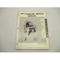 4752 OMC 1971 Evinrude Outboard Service Manual 60 HP Triumph 60173
