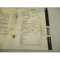 211092 Evinrude Outboard Owner's Operation Manual 28 HP 1988