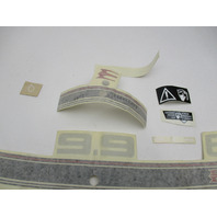 212083 0212083 OMC 9.9 HP Decals Evinrude Johnson Outboard