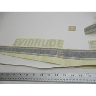 212083 0212083 OMC 9.9 HP Decals Evinrude Johnson Outboard