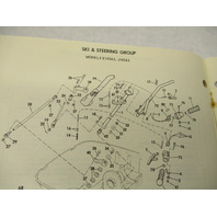 1975 Evinrude Johnson 35-50 HP Snowmobile Parts Catalog E135A J165A Prelim Edition
