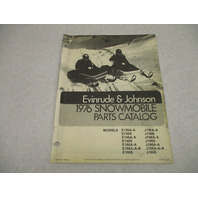 1976 Evinrude Johnson 35 40 50 HP Snowmobile Parts Catalog E136A-A J146S E166AAB