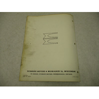 1962 2nd Ed Evinrude Outboard Parts Catalog 18 HP Fastwin 15036 15037