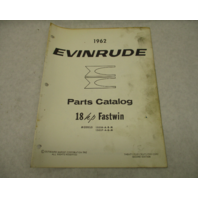 1962 2nd Ed Evinrude Outboard Parts Catalog 18 HP Fastwin 15036 15037
