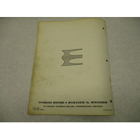 1963 Evinrude Outboard Parts Catalog 5.5 HP Fisherman 5302A 5303A