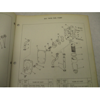 1963 Evinrude Outboard Parts Catalog  40 HP Big Twin 40302D 40303D