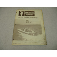281207 Evinrude 1978 Outboard 4 HP Parts Catalog Models 4806 4836 4837