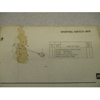 281210 Evinrude 1978 Outboard 25 & 35 HP Parts Catalog Final Edition