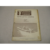 281212 Evinrude 1978 Outboard 70/75 HP Parts Catalog Final Edition
