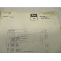 379267 1963 Johnson Sea-Horse Outboard Parts Catalog 3 HP JW-JWL-18R