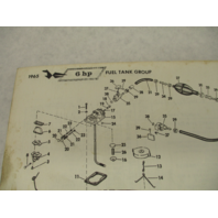 380572 1965 Johnson Sea-Horse Outboard Parts Catalog 6 HP CD-CDL-22M