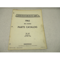 380574 1965 Johnson Sea-Horse Outboard Parts Catalog 18 HP FD-FDL-19D
