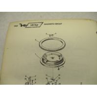380574 1965 Johnson Sea-Horse Outboard Parts Catalog 18 HP FD-FDL-19D