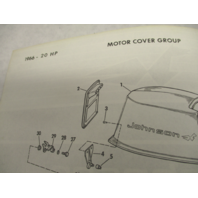 381415 1966 Johnson Sea-Horse Outboard Parts Catalog 20 HP FD-FDL-20C