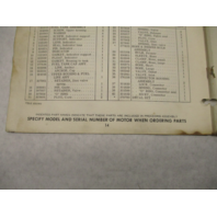 382086 1967 Johnson Sea-Horse Outboard Parts Catalog 9.5 HP Models