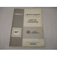 382091 1967 Johnson Sea-Horse Outboard Parts Catalog 40 HP RDS-RDSL-29E
